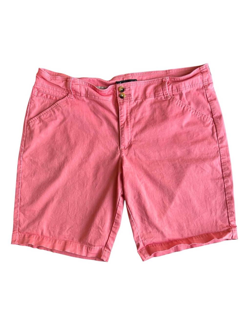 Lee - Women’s Coral Mid Rise 10” Cotton Bermuda Shorts
